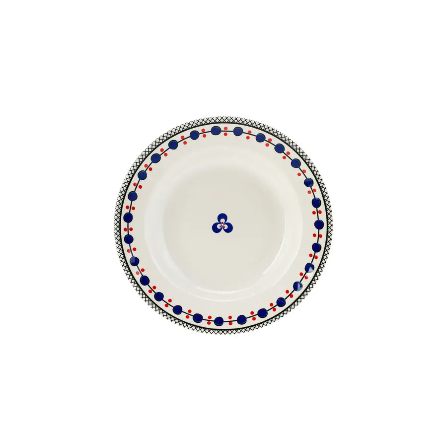Karaca Mai Seljuk Collection Porcelain Pasta Bowl, 23cm, Multi