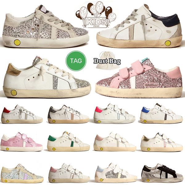 designer kids leopard print shoes sneakers leather suede platform girls boys white sparkle kid shoe Italy brand childrens infant toddler dhg