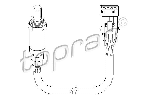 Lambda Sensor TOPRAN 722 020