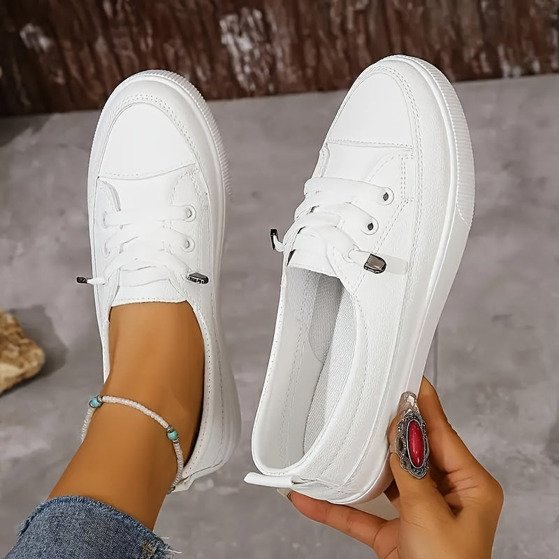 TEMU Women's Comfortable Version I In White Casual Shoe Sneaker-super Comfortable Design, Relaxed 1 Casual Shoe Style, Low-key Top Casual , Suitable