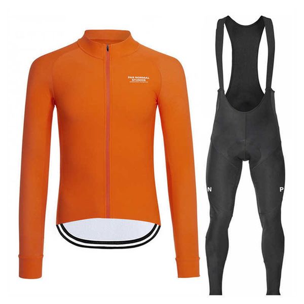 Cycling Jersey Sets Long sleeve cycling suits men&#039;s and women&#039;s cycling suits team uniforms PNS spring and autumn suspenders trous