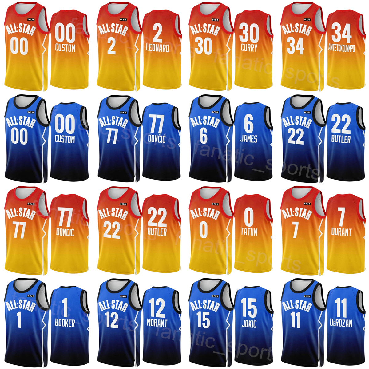 Man Woman Youth Basketball Jersey 2023 All-Star Uniform LeBron James 6 Nikola 15 Davis 3 Zion 1 Andrew Wiggins 22 Lauri Markkanen 23 Conference Shir