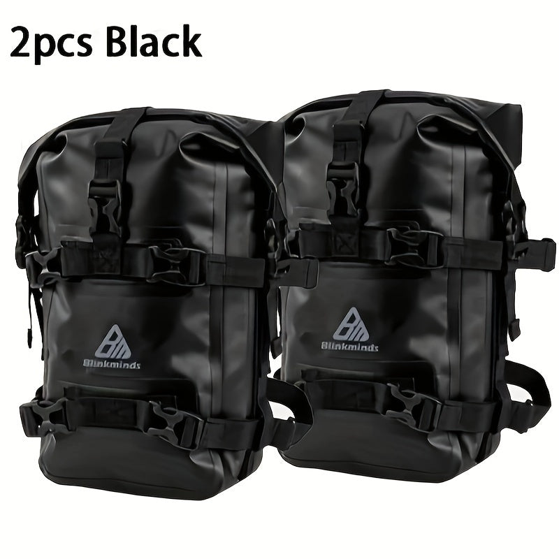 TEMU Adjustable Black Pvc Motorcycle Bumper Bag For R1200gs, For , For - Secure Storage For Smartphone, Fashion Glasses, Keys, Multitool, Motorcycle