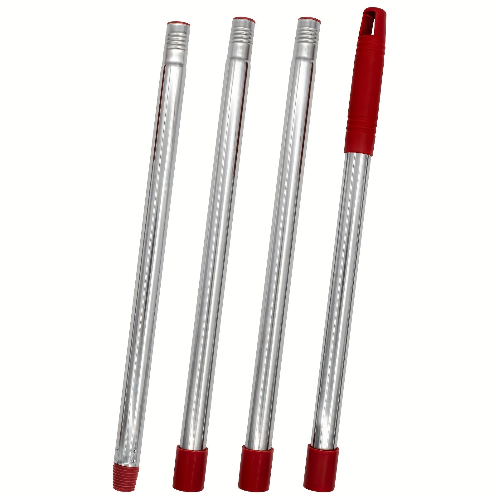 TEMU Rotating Mop Handle, Adjustable 4-section Mop Handle Replacement Part, Compatible With 1 System Swivel Mops, Broom Filling And Broom, 30 Inches