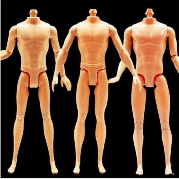 1-6 Boyfriend Heads Movable Joints 30cm Ken Dolls Body Male Prince Naked Nude Man Toy Doll Ken Body DIY Toys For Girls Gifts Y240731
