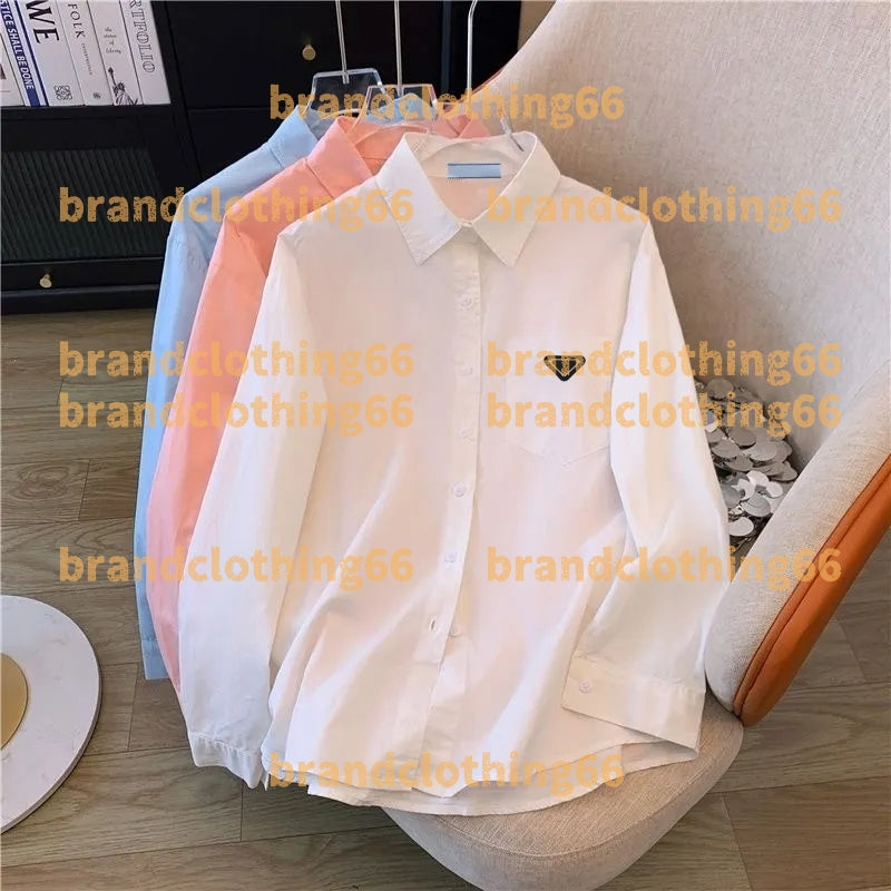 Designer Dress Shirts Women&#039;s Button Down Shirt Fashion Design Womens Long Sleeve Blouses Shirts Tops Women Blusas Slim Blouse Casual Womens Sh