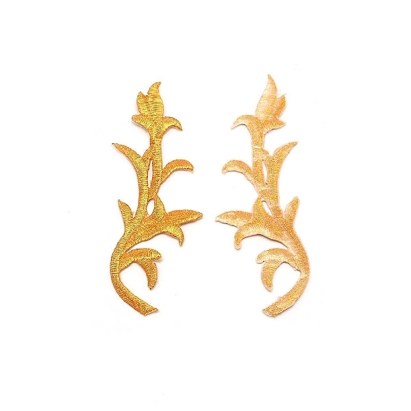 Toppe termoadesive per ricamo computerizzato a fiore