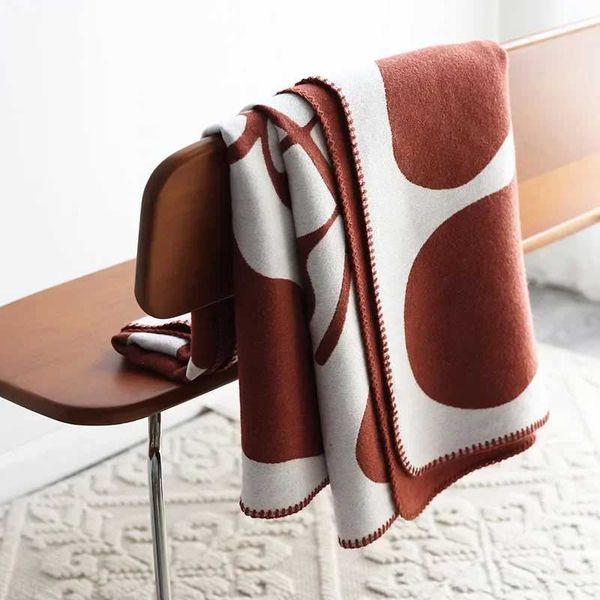 Jacquard imitation cashmere throw blanket soft casual bed home decoration sofa cover Nordic IC shawl luxury blanket warm Y241119