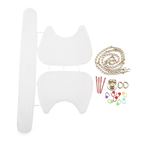 DIY Plastic Knitting Crochet Bag Making Kits
