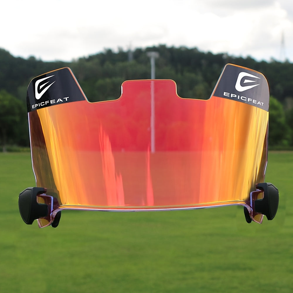 TEMU Epicfeat Football Mask Professional Football Mask Hd Optical Anti-uv Anti-blindness Full-size Universal