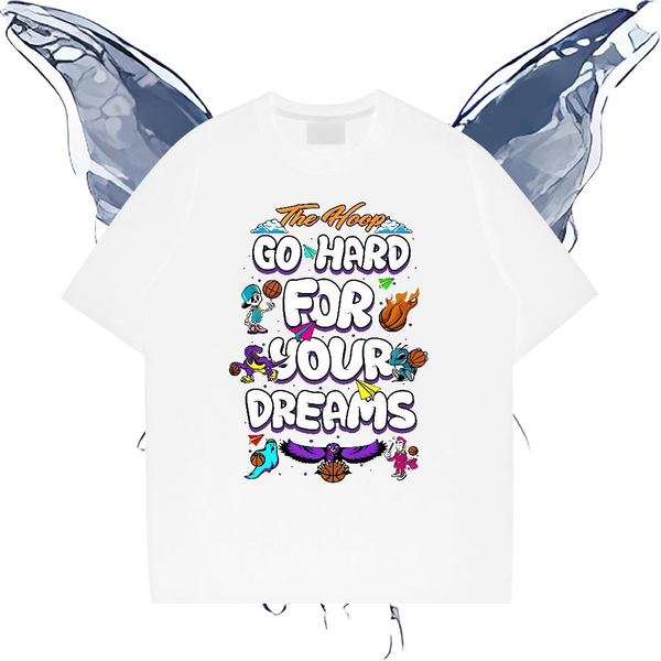 Cool Design T Shirts Men Crew Neck Cotton Breathable Street Wear Tshirts Cartoon Printing S-3XL Classic Casual Clothings