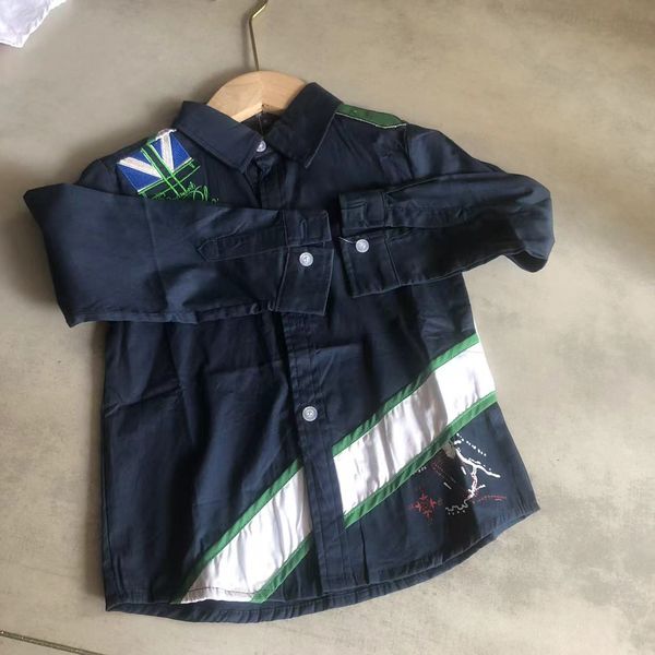 Hot Selling Baby Kids Shirts Baby & Boys Clothing Boys Long Sleeve Blouse Teenager Clothes Children&#039;s Cotton Shirts Boys Turn-down Coll