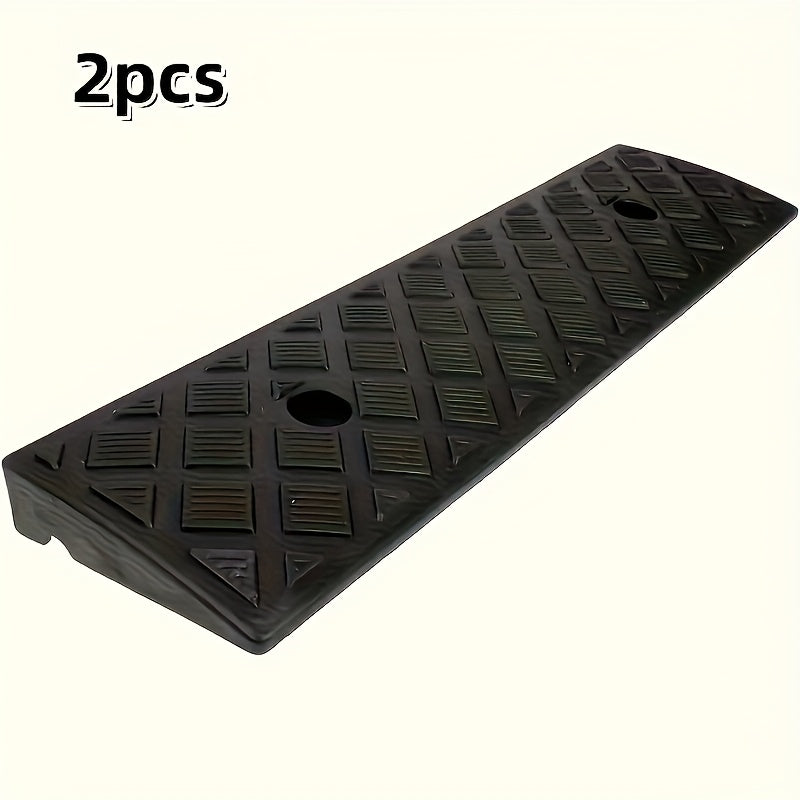 TEMU 2 Durable Anti-slip Ramps, Weather-resistant - Ideal For Cars, Bikes & Wheelchairs | Easter, , & Ramadan | Portable Sidewalk & With Strong