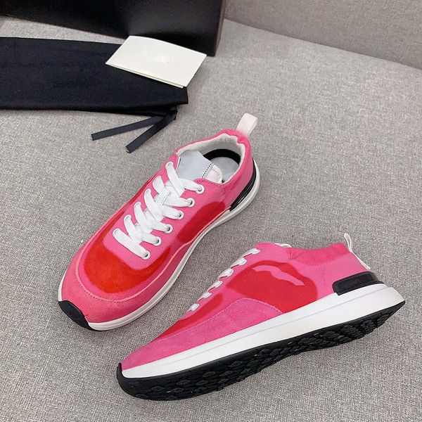 23ss F-W Womens Dress Shoes Designer Classic Denim Casual Sneakers White Black Fuchsia Leisure Shoe Breathable Trainner Knitting Sport Shoe