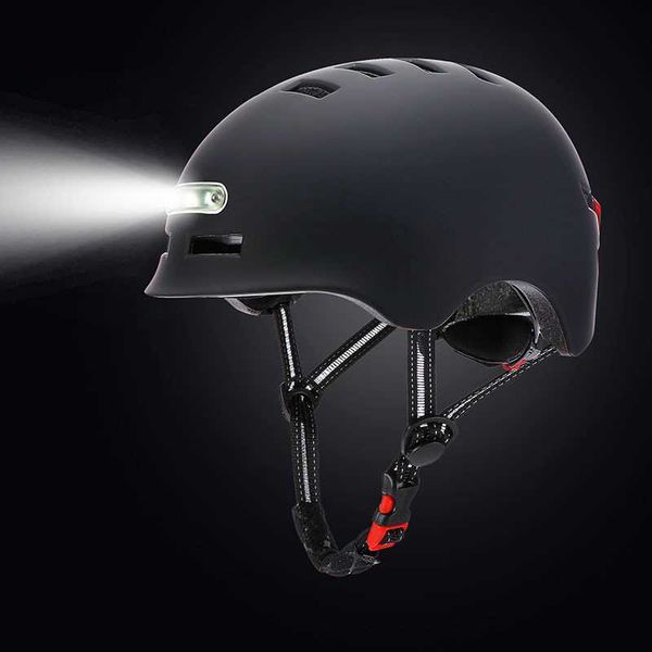 Cycling Helmets Cycling Helmets Bicycle Helmet Llluminated Warning Light Motorcycles Bike MTB Road Electric Scooter Balance Car Casco Safety