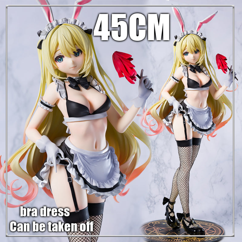 Movie Games 45cm FREEing B-style Anime Bunny Girl figurine Eruru Maid Bunny 1-4 PVC Action Figure Adult Collectible Model Toys doll Gifts