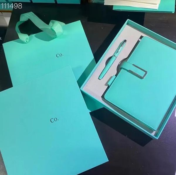 wholesale Retro fashion designer letter printed business thickening student A5 notebook with ballpoint pen