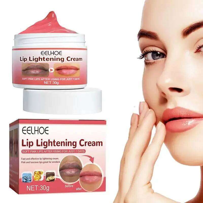 Care Black Dark Removal Moisturizing Nourish Brighten Fade Lips Line Bleach Anti Crack Lip Lightening Cream free shipping