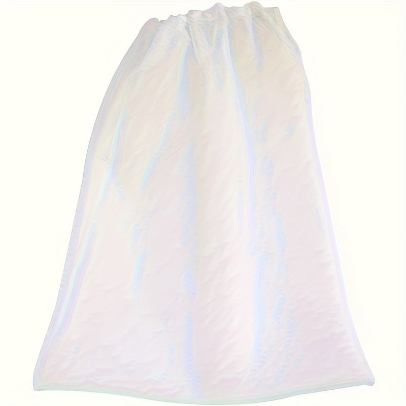 TEMU 2-pack Reusable Nylon Mesh Strainer Bags For Coffee, Juice, Tea & Nut Milk - Food Grade, Easy To Clean, Durable With Drawstring Closure &