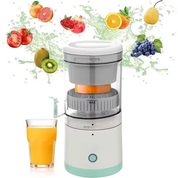 Juicers Citrus Orange Juice Maker Machine Electric USB Charge Portable Hands Free Citrus Orange Juice Maker Machine Citrus Juicer J241114