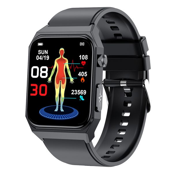 E530 ECG Smart Watch Bluetooth Call Health Monitor Men Women Fitness Bracelet digital watch with 1.91&#039; full touch screen heart rate blo