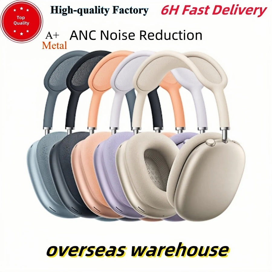 USA Stock For airpods max 2 3 Headphone airpods pro max 3 Wireless Earphone pods maxes ANC Top Noise Canceling airpodspro Max 2 Headphones Metal Ear