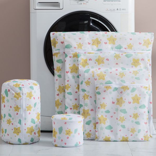 Heat transfer printing full page printing laundry bag washing machine special anti deformation fine mesh bag mesh bag underwear care bag cus