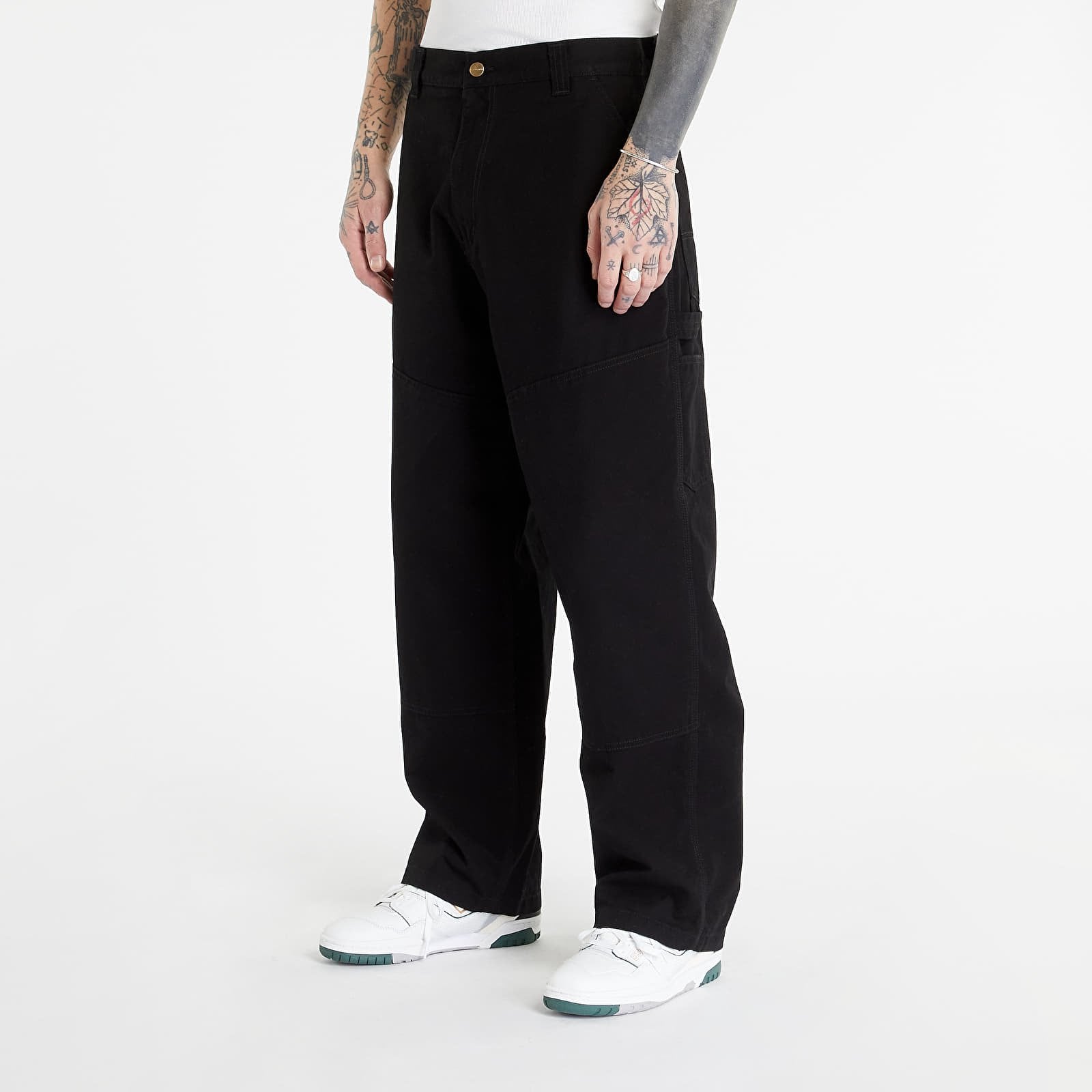 Byxor Carhartt WIP Wide Panel Pant Black Rinsed XL