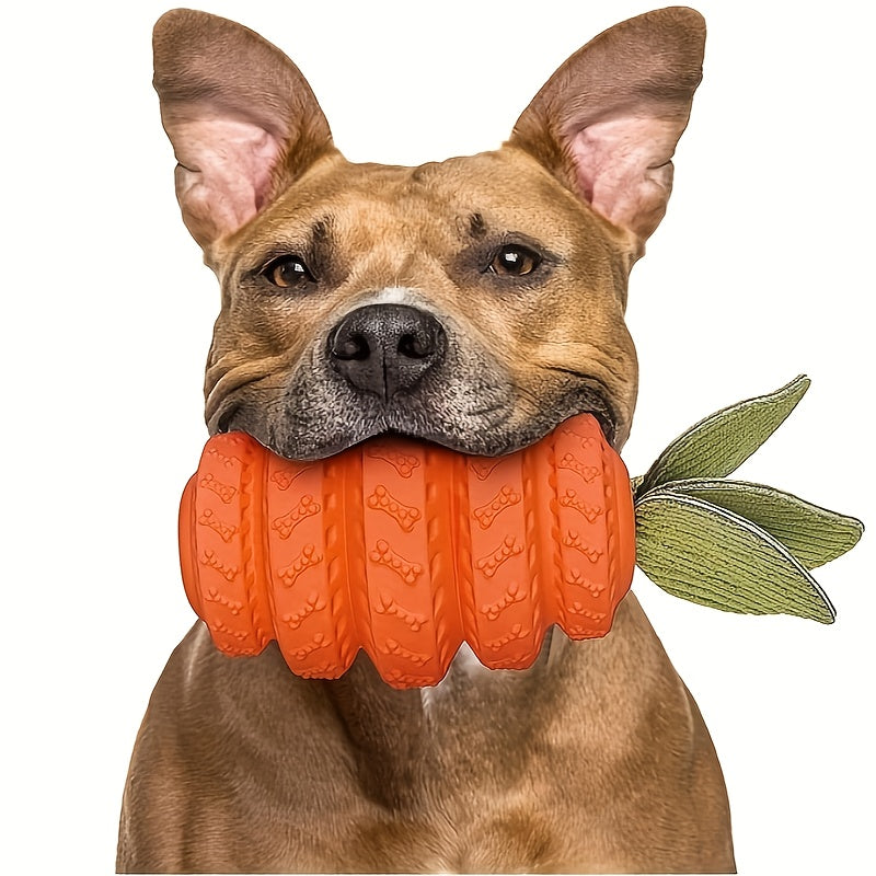 TEMU Rubber Orange Tires - With Leaves, Dog Chewing Toys, Suitable For Dogs That Love Chewing - Replaceable, Interactive And Indebreakable, Suitable