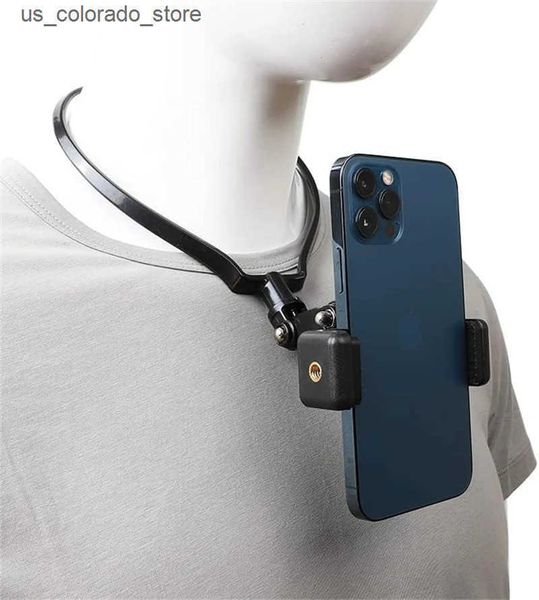 Cell Phone Mounts Holders Hands Free Wearable Neck Holder Lazy Phone Stand Universal Hanging Mount for IPhone 15ProMax Samsung Dock Station