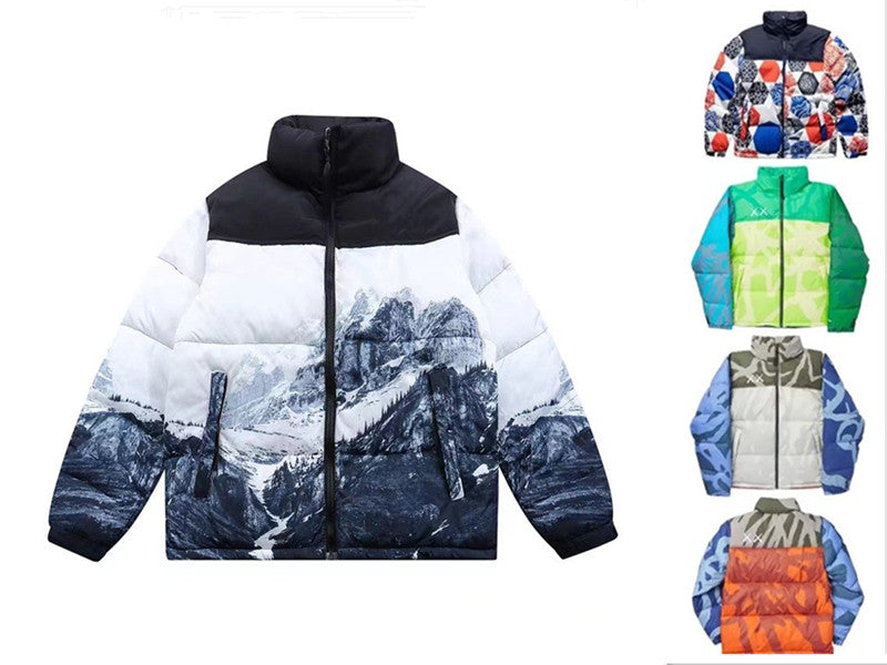 mens designer jacket brown puffer Men&#039;s Parkas woamen men winter coat down jacket windbreak designers Stand Collar zipper black thick coats par