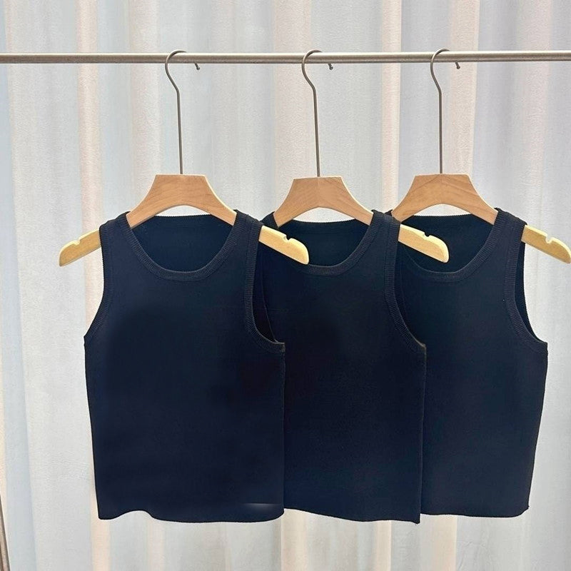 Women tops tank tshirts knits tees regular cropped tank top cotton tanks embroidered cotton-blend anagram shorts designer Suit sportwear fitness spo