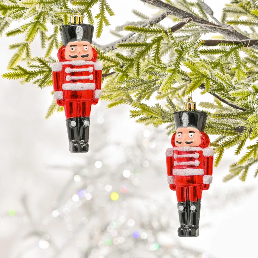 Karaca Home New Year Christmas Nutcracker Tree Decoration Set, 2 Piece, Multi
