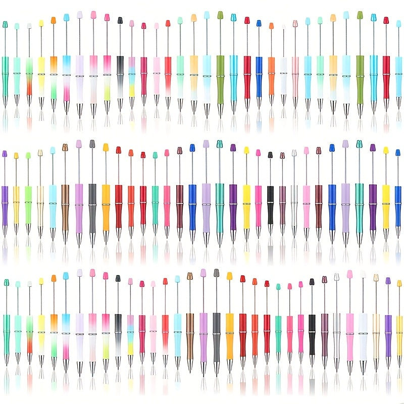 TEMU 100 Colored Plastic Ballpoint Pens, Diy Ballpoint Pens And Ballpoint Pens, Office And School Supplies (black Ink), Ballpoint Pens And Ink Pens,
