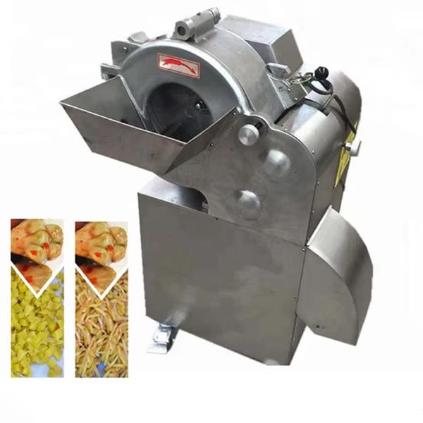 Kitchen Multifunctional Vegetable Cutter Commercial Radish Cutting Potato Chips Slicing Tool Vegetable Slicing Machine 220V