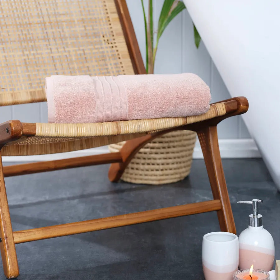 Karaca Home 100% Turkish Cotton Bath Towel, 85cmx150cm, Pink