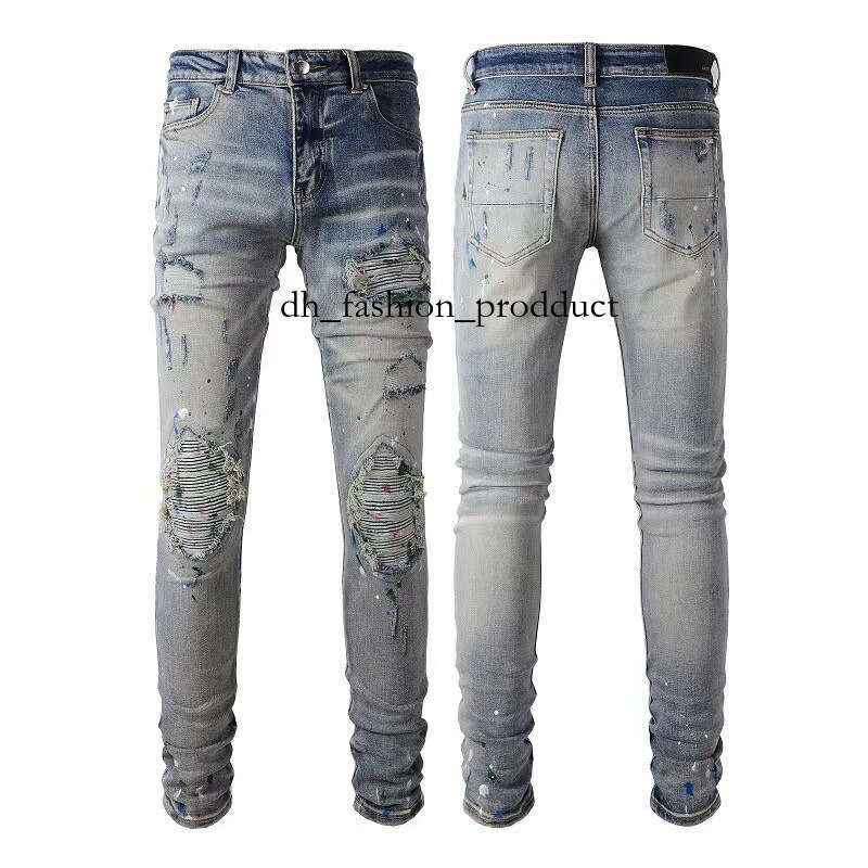 Ksubi Jeans New Designer Brand For Men Women Jeans Designer Jeans Mens High-end Quality Straight blue Retro Streetwear Casual Sweatpants fc2