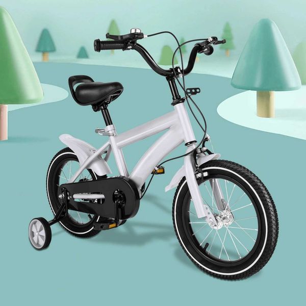 Bikes Ride-Ons 14 inch childrens bicycle is suitable for carbon steel frames for ages 3 4 5 and 6 Q241116