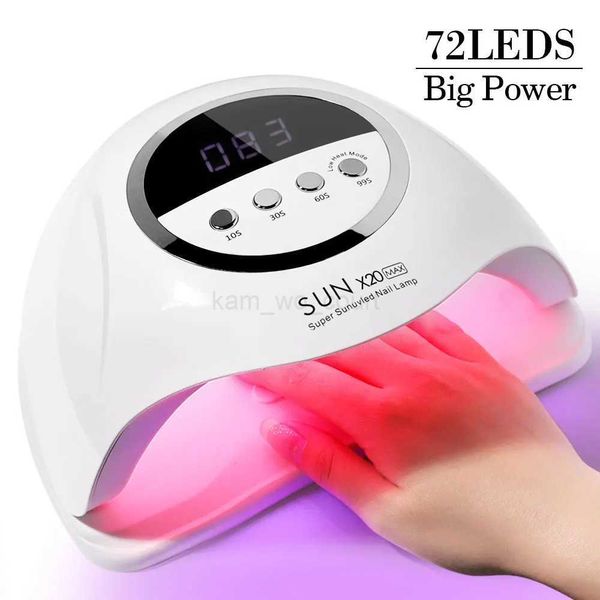 66 lamp beads UV Nail Art Lamp Dryer Professional Cordless Nail Polish Curing Lamp for drying all nail gel polish manicureM240729