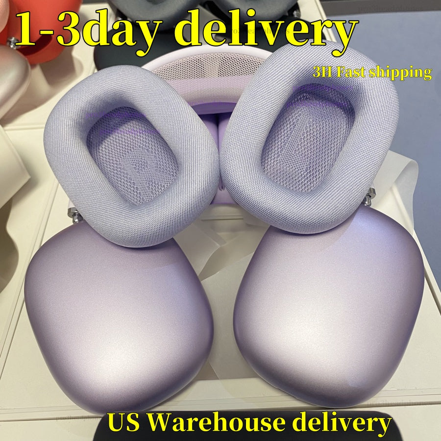 TWS Pods Pro Max 2 3 bluetooth headphones pro max 3 Wireless headset USB C earphones Active Noise Canceling Starlight Purple Midnight Earbuds Chip H