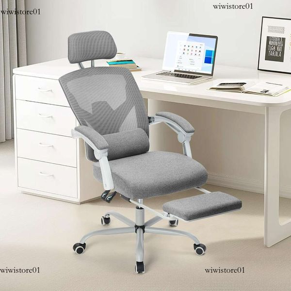 Office Computer Desk Chair, Ergonomic High-Back Mesh Rolling Work Swivel Chairs With Wheels, Comfortable Lumbar Supp 70E