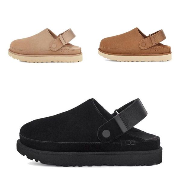 Goldenstar Clog Designer Slippers Clogs Golden Star Beach Mustard Seed Sand Chestnut Black Cross Slides Men Women Outdoor Flip Flops Scuffs