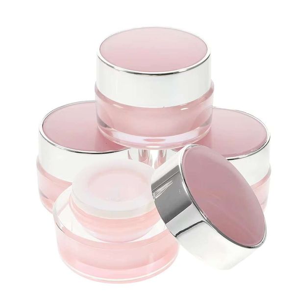 10Pcs 5G Empty Acrylic Eye Cream Jar Body Lotion Packaging Bottle Small Cosmetic Container Jars With White Inner Er