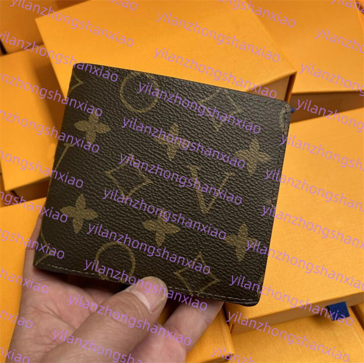 10A Luxury Genuine Leather Wallets Fashion Designer Wallets Retro Handbag for Men Classic Card Holders Coin Purse Famous Clutch Mens Wallet with Box