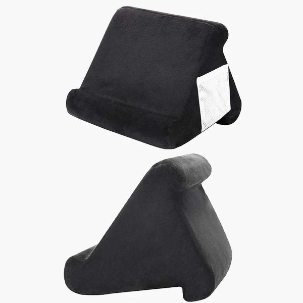 Sponge Soft Tablet Stand with 3 Viewing Angles Mesh Pocket Tablet Pillow Stand Bed Tablet Holder Dock for iPad Kindle SamsungT250114