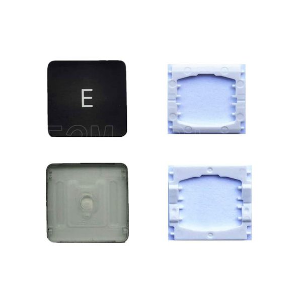 Replacement E Key Cap and Hinges are Applicable for MacBook Pro A1706 A1707 A1708 Keyboard to Replace The E Key Cap and Hinge