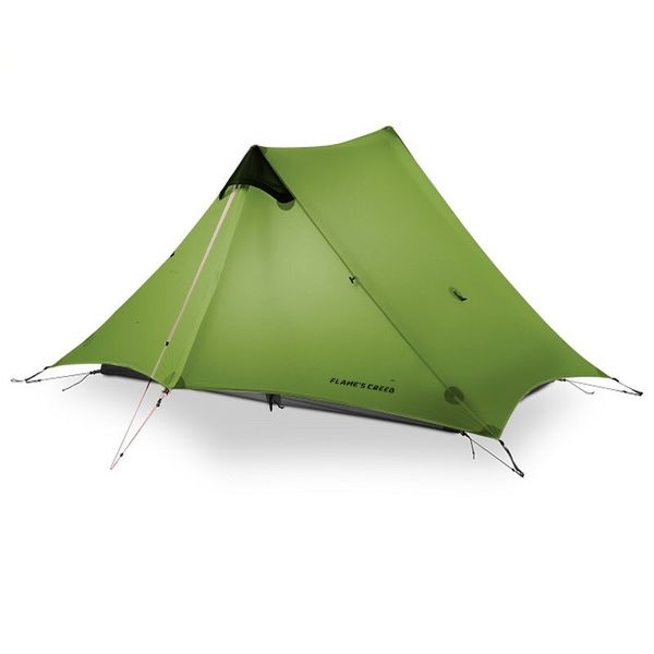 Tents and Shelters FLAME&#039;S CREED LANSHAN 2 Person Outdoor Super Light Camping Tent Season 3 Professional 15D Silicone Nylon Cordless Te