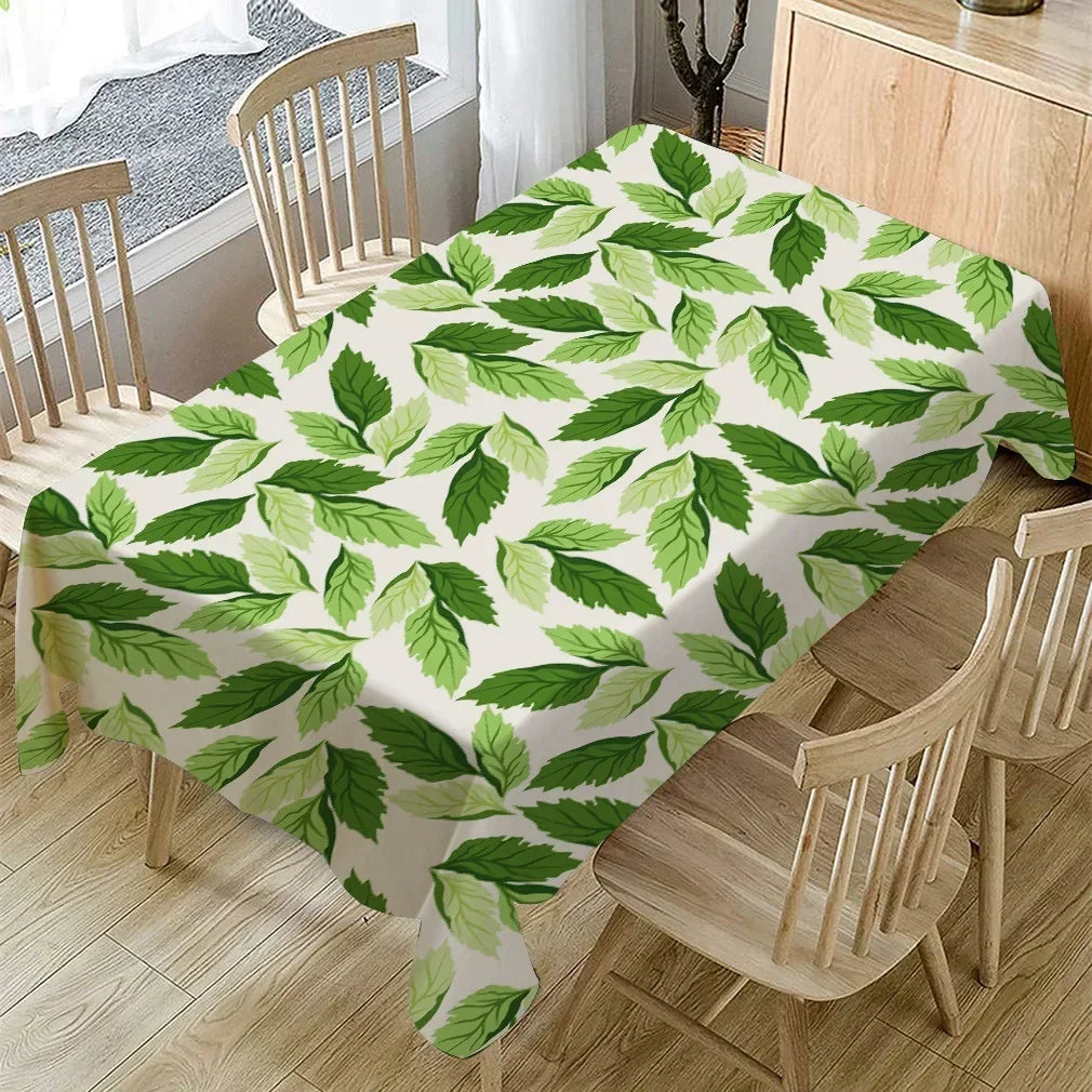 Simple New Arrive Plant Table Cloth Coffee Cubre Mesa Camilla Redonda Hotel Supplies P62N01