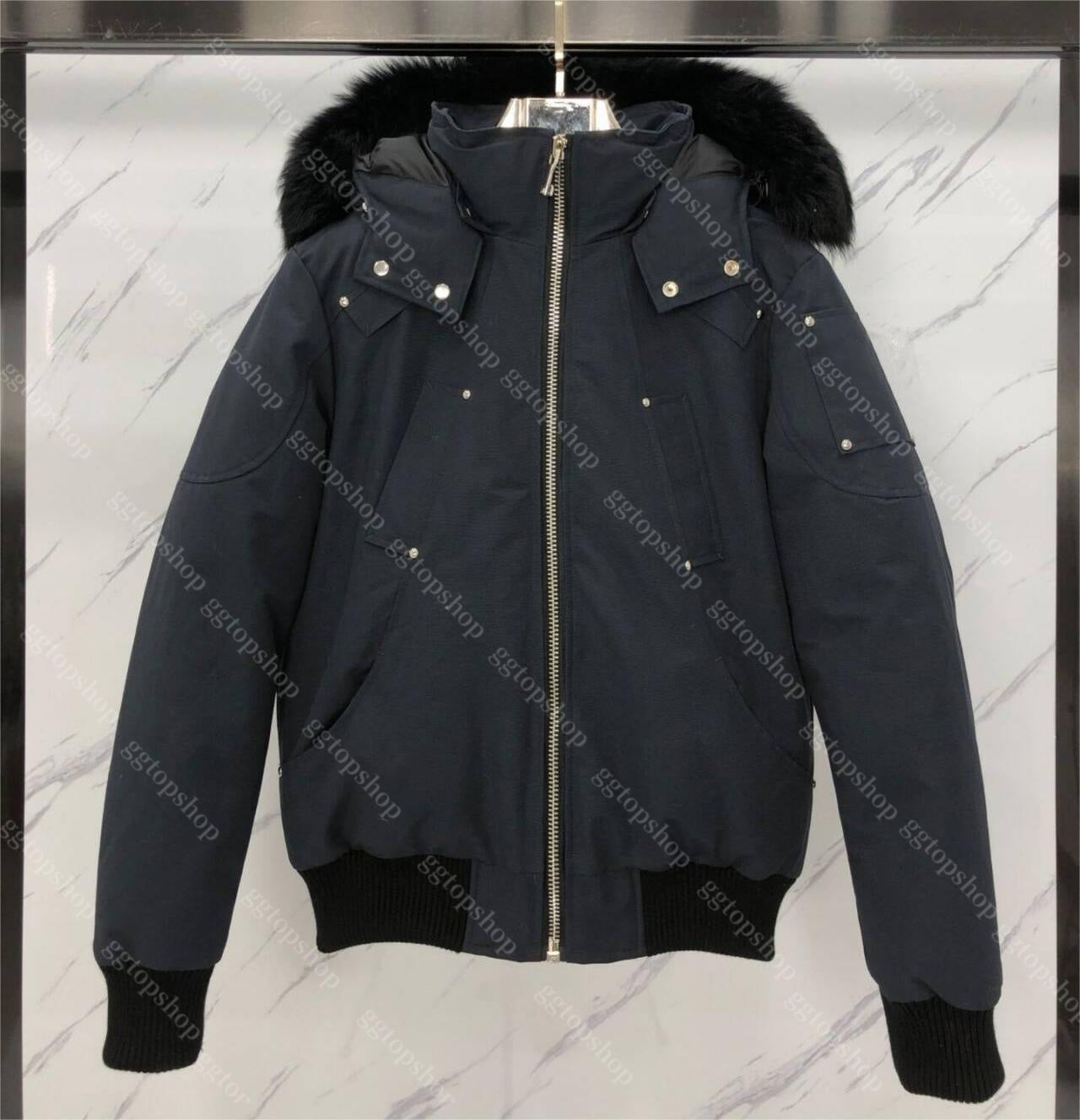 Down jacket Designer man fur collar parka winter waterproof Retro Zipper coat casual keep warm Puffer Jacket Women Jacket Hooded Coat Fur Parka wind