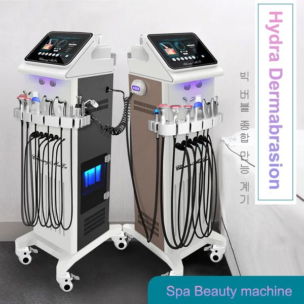 Multifunction 9 in 1 Hydro Water Oxygen Beauty Equipment Facial Skin Care Beauty Salon Equipment